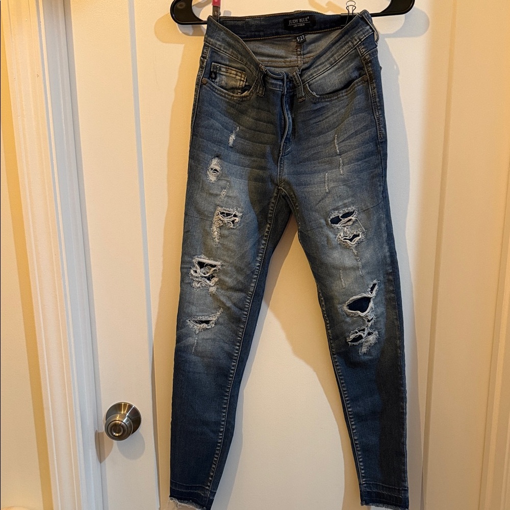 Distressed Judy Blues Jeans